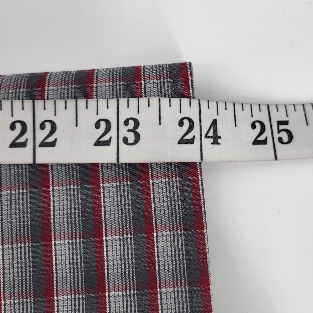 Nick Graham Mens Stretch Modern Fit Plaid Dress Shirt and Tie Set Size Small new - Picture 9 of 10